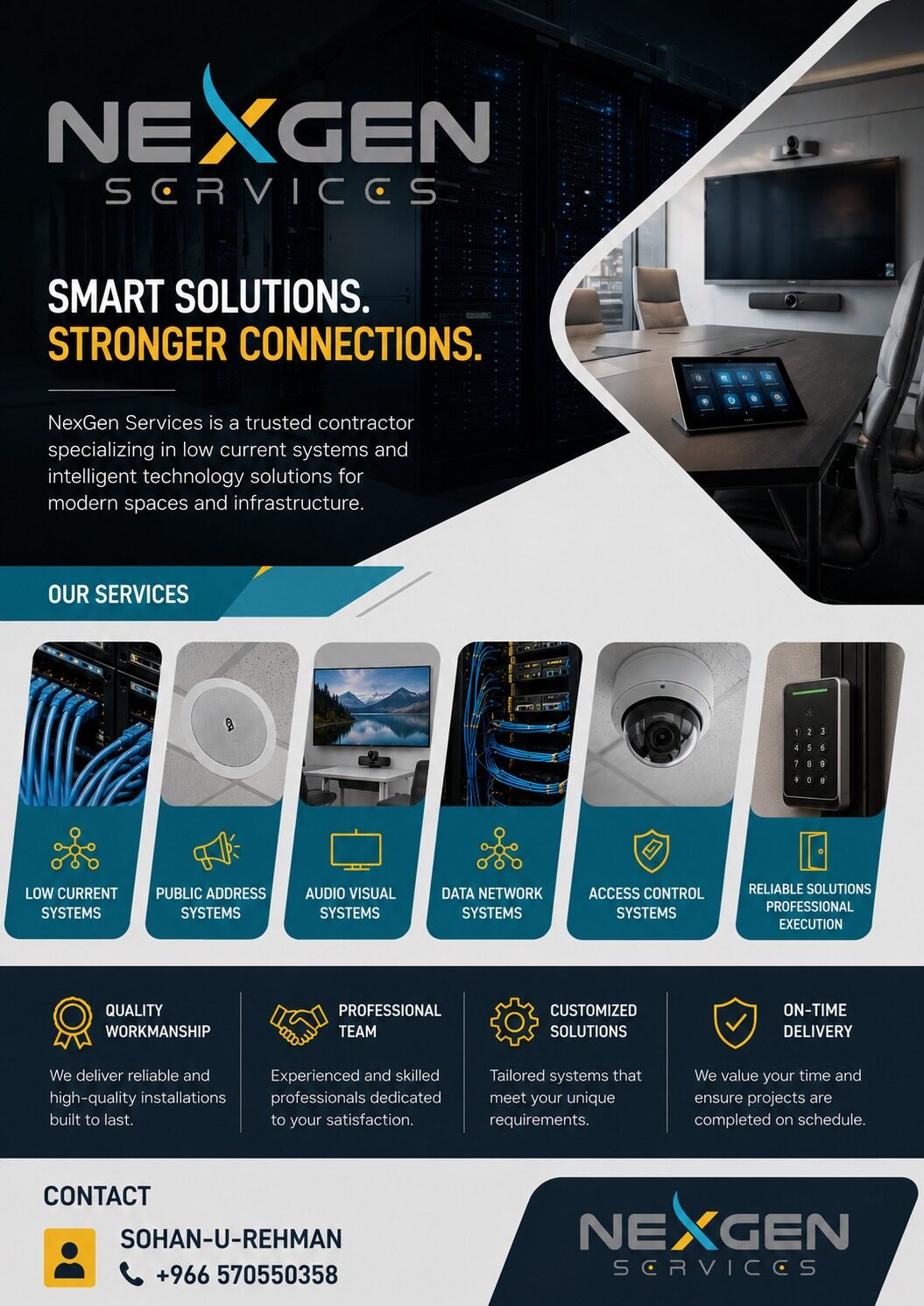 Saudi Arabia, Technical, Smart Solutions. Stronger Connections  0570550358