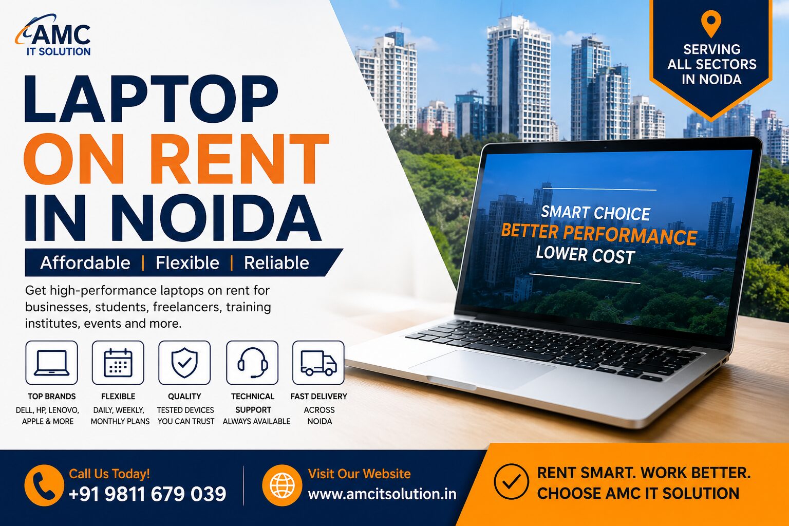 Noida, Business, Laptop On Rent In Noida