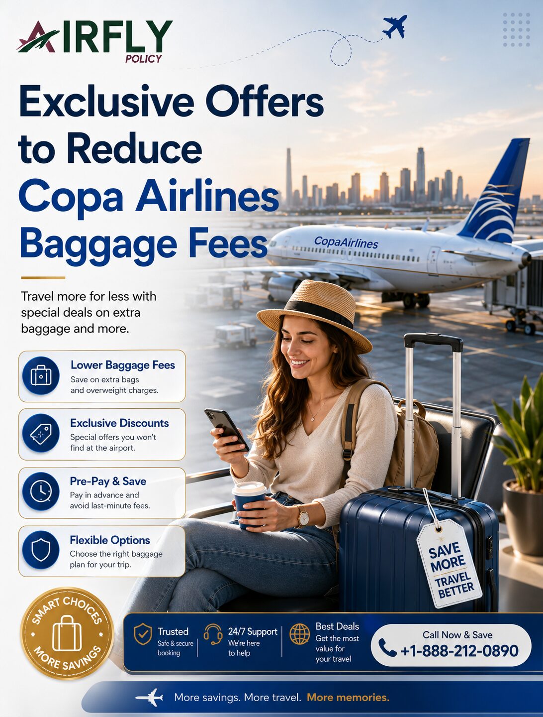 New York, Travel, Exclusive Offers To Reduce Copa Airlines Baggage Fees