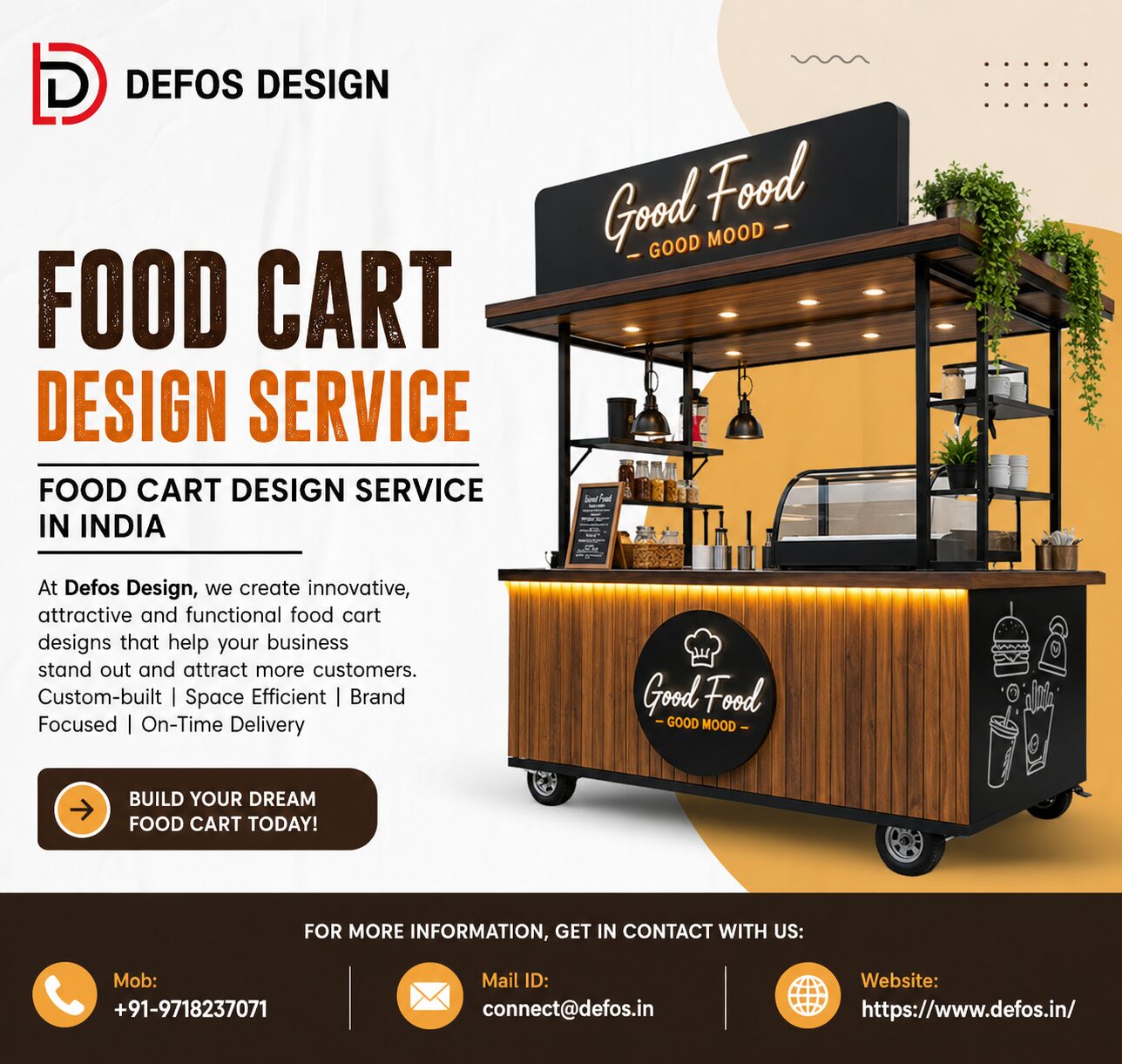 Gurugram, Wholesale Products, Professional Food Cart Design Service In India