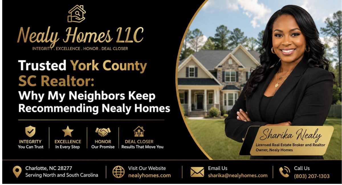 New York, Real Estate, Trusted York County SC Realtor: Why My Neighbors Keep Recommending Nealy Homes