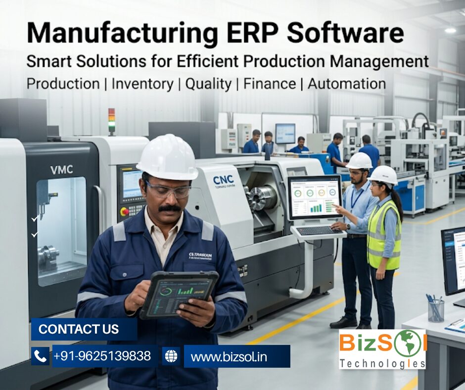 Mumbai, ERP, Manufacturing ERP Software For Smarter Production Management