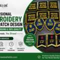 Professional Embroidery Logo Patch Design Fast Turnaround & 100% Quality