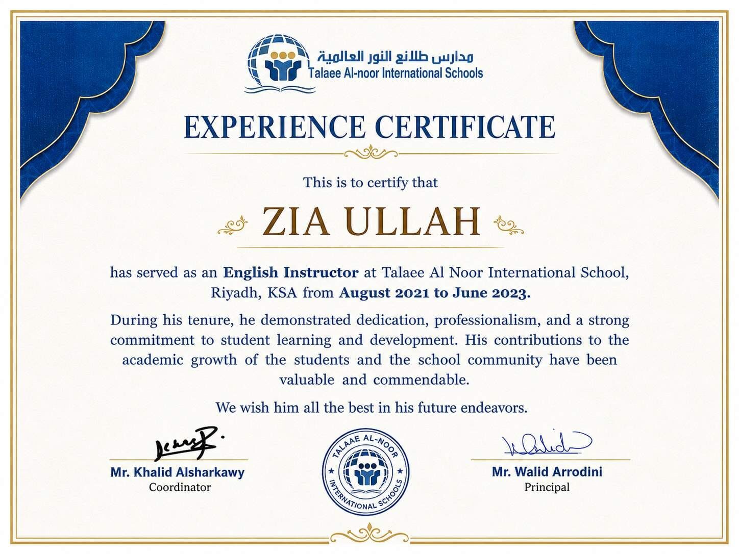 Jeddah, Job Seekers, Dear Hiring Manager,  I Hope This Email Finds You Well.  My Name Is Ziaullah, And I Am Wri
