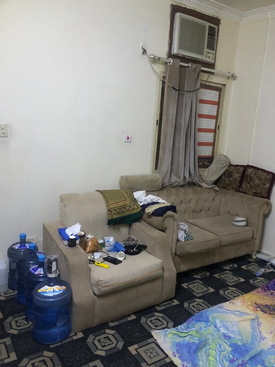 Jubail, Rooms for Rent, SAR 950/month,  1 Room With Separate Entrance - Free Wi-Fi And Free Electricity
