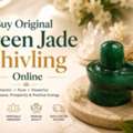 INR 1444, Buy Original Green Jade Shivling Online | The Stardust Studio