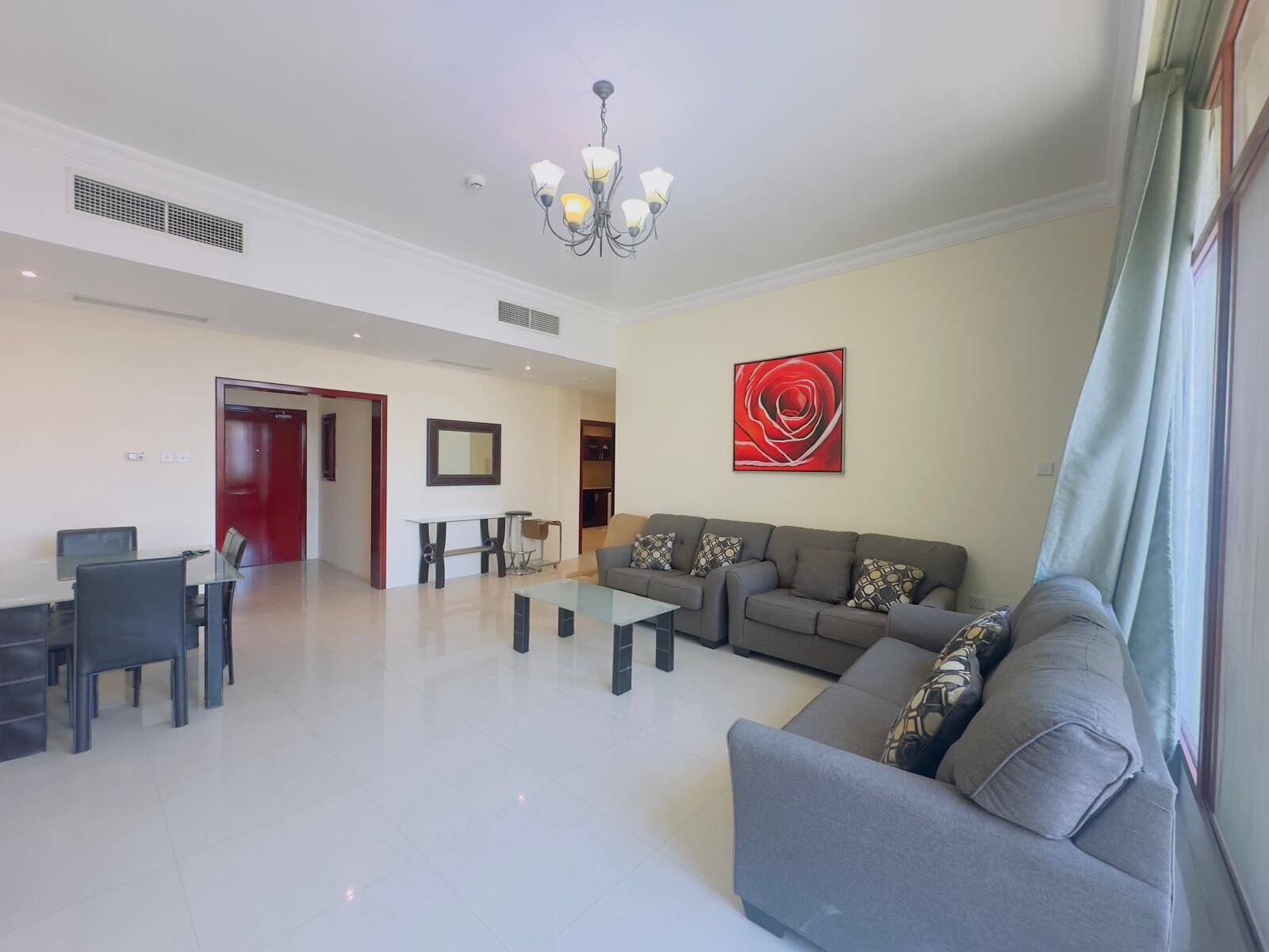 Juffair, Apartments, Flats, Houses & Villas, BHD 380/month,  Furnished,  2 BR,  130 Sq. Meter,  FURNISHED 2BHK |CLOSED KITCHEN | BALCONY|INCLUSIVE