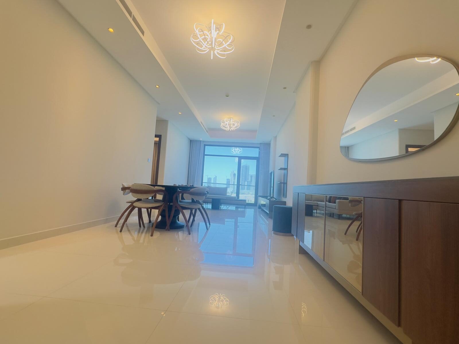 Sanabis, Apartments, Flats, Houses & Villas, BHD 550/month,  Furnished,  2 BR,  140 Sq. Meter,  Brand New Luxury 2 Bedroom Apartment + Maid&rsquo;s Room