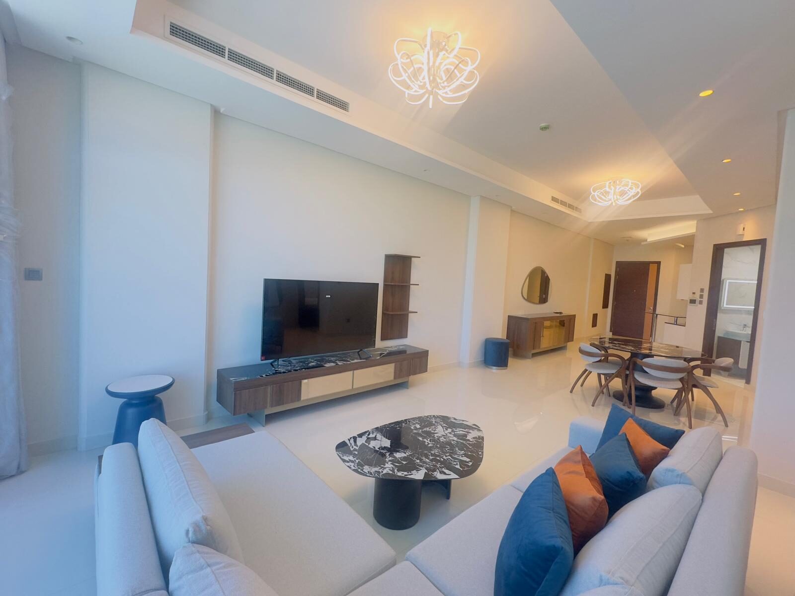 Sanabis, Apartments, Flats, Houses & Villas, BHD 550/month,  Furnished,  2 BR,  140 Sq. Meter,  Brand New Luxury 2 Bedroom Apartment + Maid&rsquo;s Room