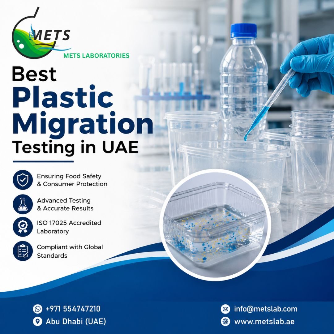Abu Dhabi, Business, Best Plastic Migration Testing Laboratory Abu Dhabi For International Compliance