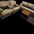 SAR 500,  7-Seater Classic Sofa Set + Center Table (Good Condition)/طقم كنب 7 مقاعد + طاولة
