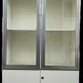 SAR 300,  Tall White Office/Display Cabinet With Glass Doors دولاب تخزين/مكتبي أبيض طويل مع أ