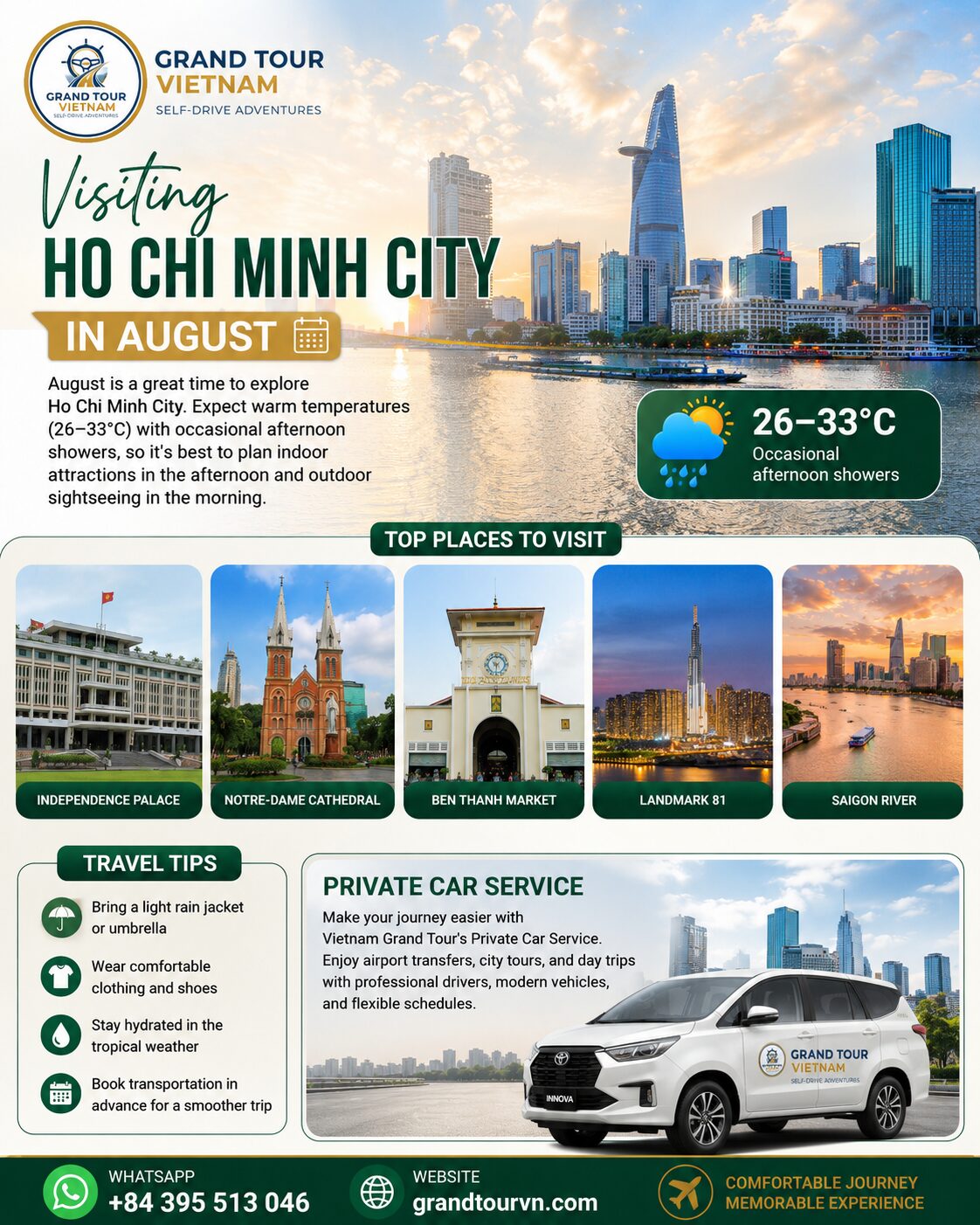 Ho Chi Minh City, Labor/Moving, Travel Around Ho Chi Minh City With Comfort And Convenience