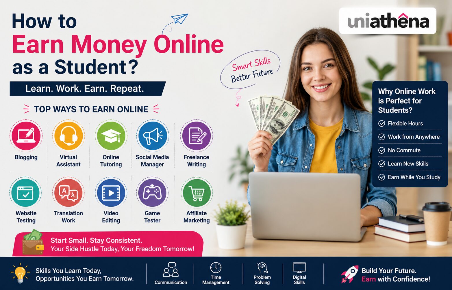 Nairobi, Education, How To Earn Money Online As A Student | UniAthena