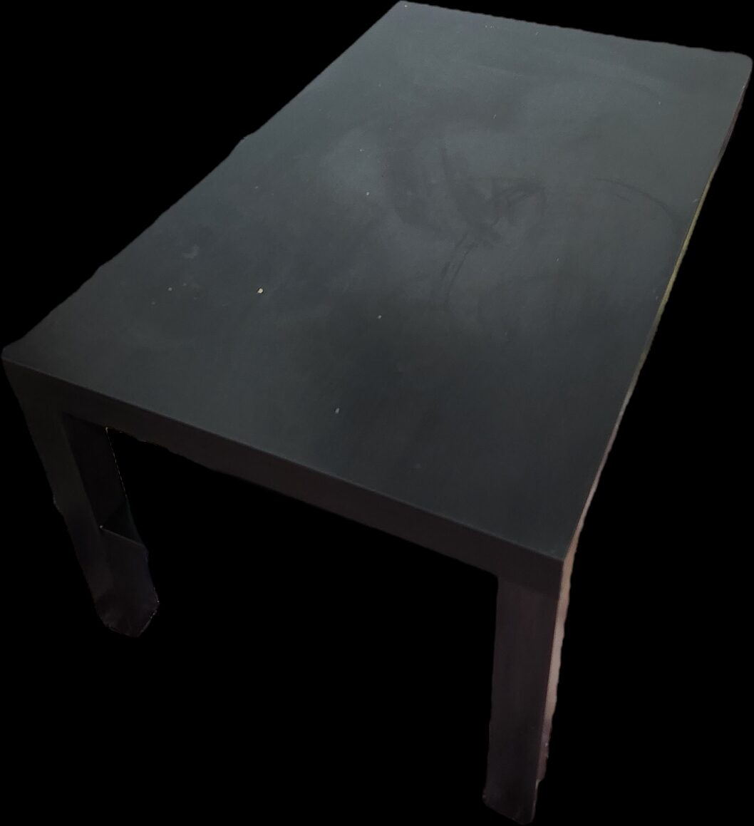 Jeddah, Furniture, SAR 50,  IKEA LACK Coffee Table (Black) طاولة قهوة ايكيا لاك (أسود)