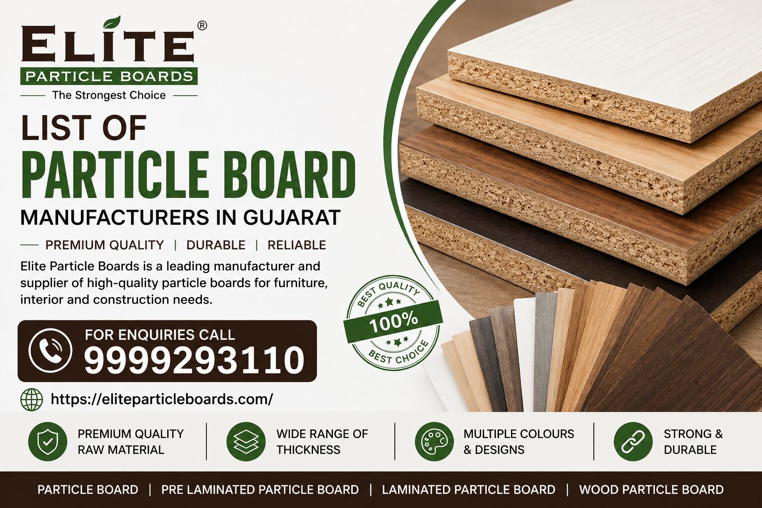 Ahmedabad, Construction, Particle Board Manufacturers In India - Elite Particle Boards