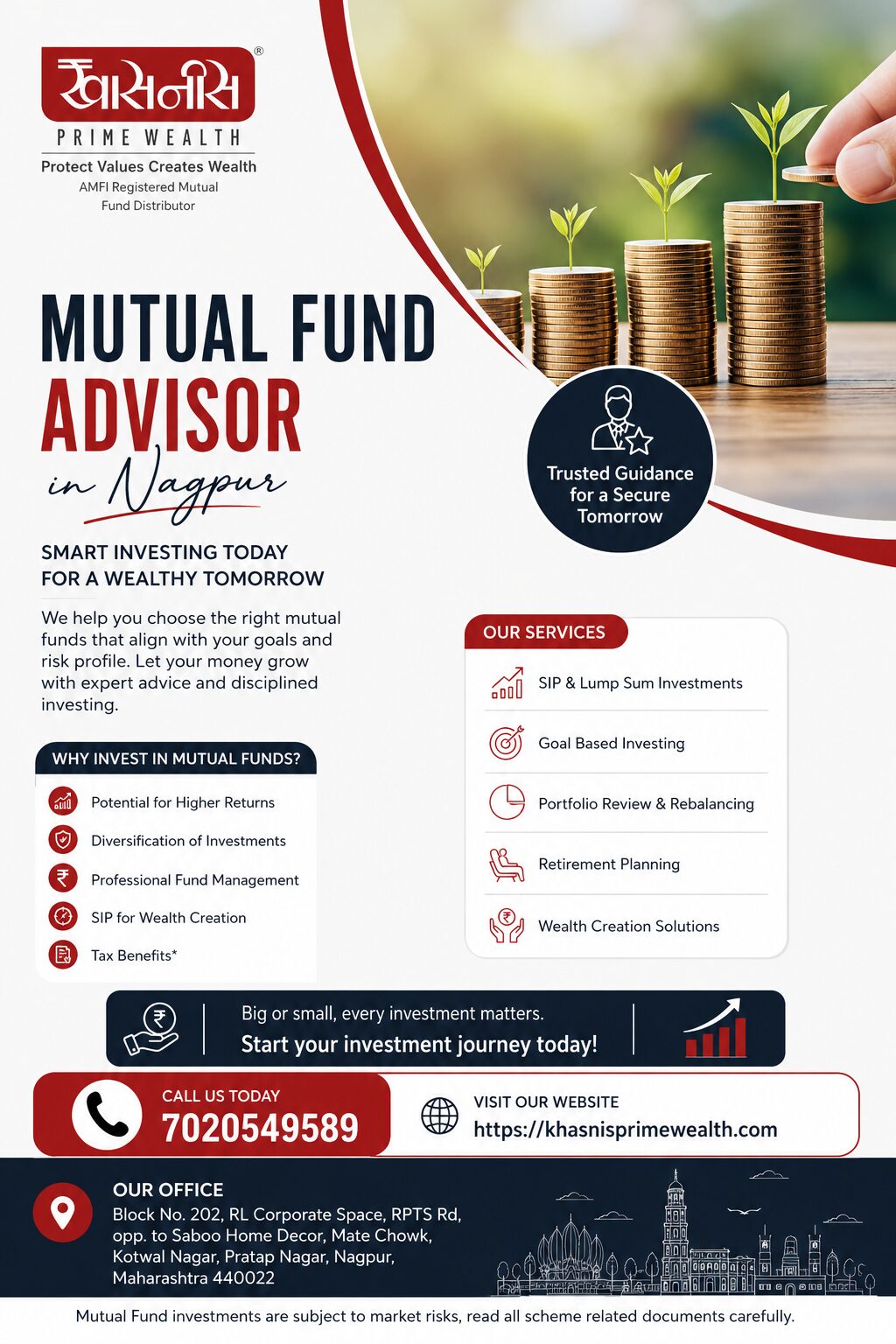 Nagpur, Financial, Mutual Fund Advisor In Nagpur | Smart Investment Education By Khasnis Prime Wealth