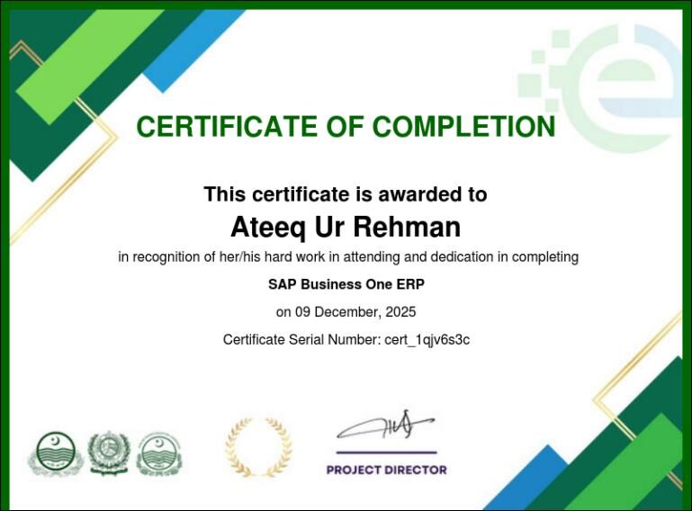 Riyadh, Job Seekers, General Accountant | Ateeq Ur Rehman | 3+ Years Experience | Transferable Iqama