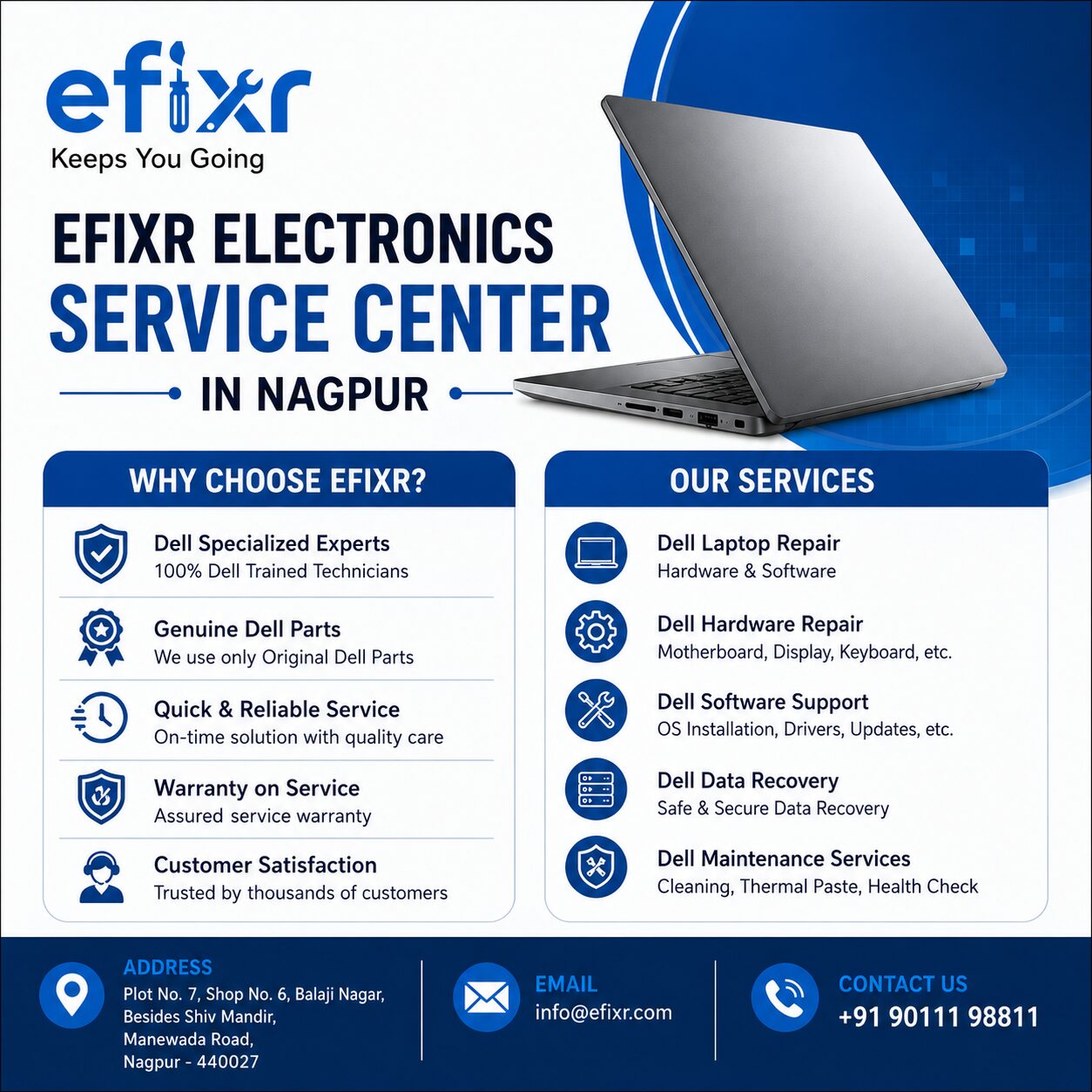 Nagpur, Computer, Efixr Electronics Service Center In Nagpur