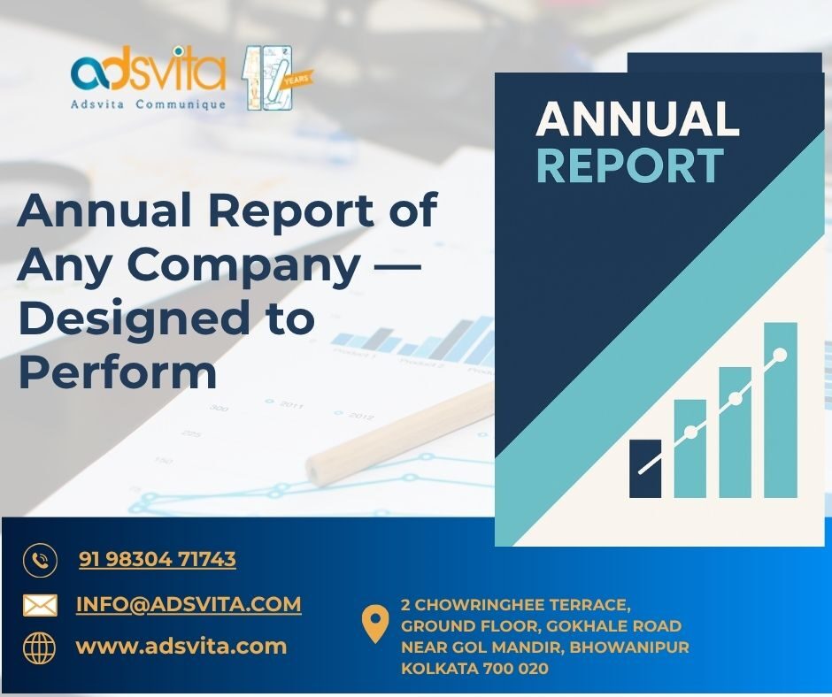 Kolkata, Books, Annual Report Of Any Company &mdash; Designed To Perform