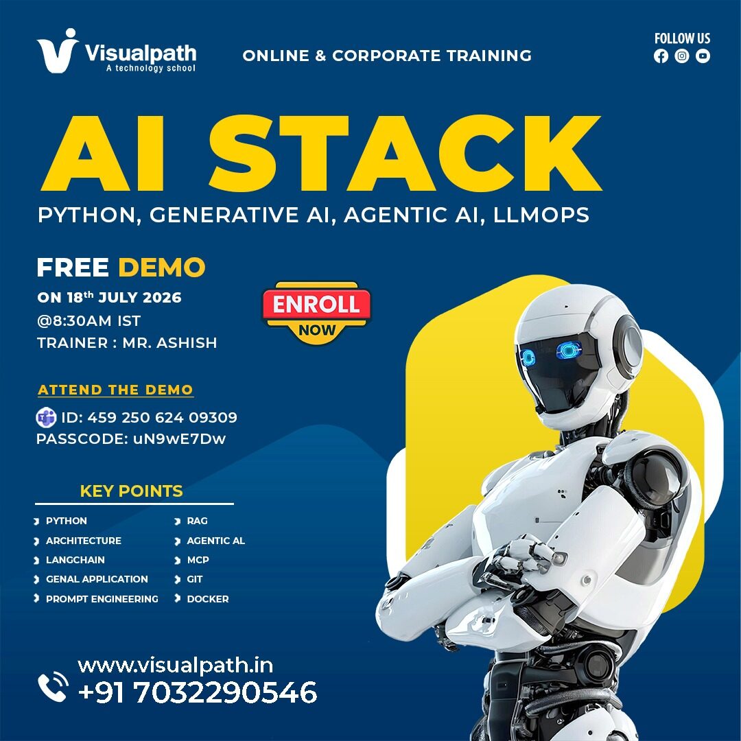 Hyderabad, Education, AI STACK Online Training - FREE LIVE DEMO SESSION
