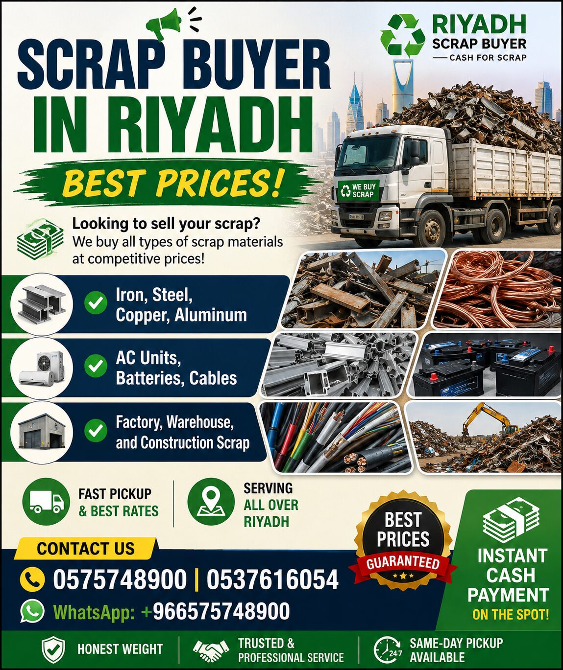 Riyadh, Items Wanted, Metal Scraps Dealer Riyadh Scraps Buyer 0575748900