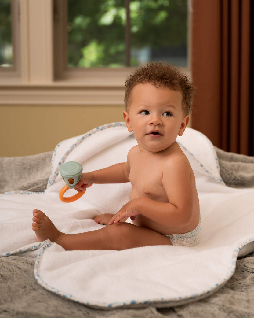 New York, Baby & Kid Stuff, USD 184,  Blue Hooded Baby Towel That Keeps Babies Warm After Every Bath