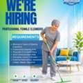 We Are Hiring Professional Female Cleaners