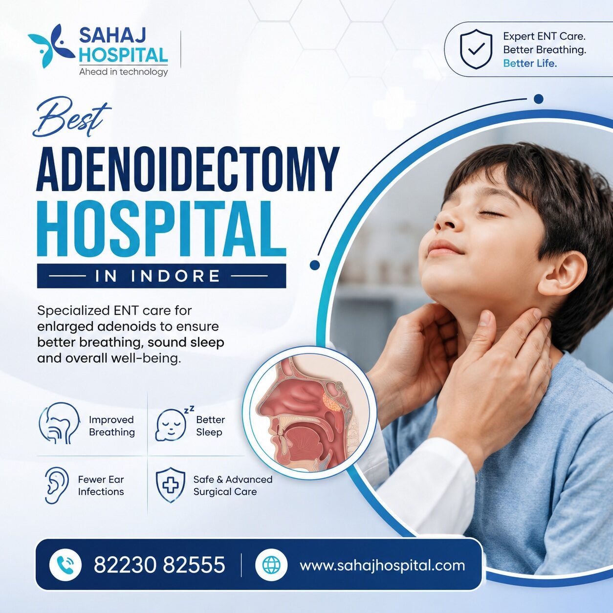 Indore, Health, Best Adenoidectomy Hospital In Indore - Sahaj Hospital