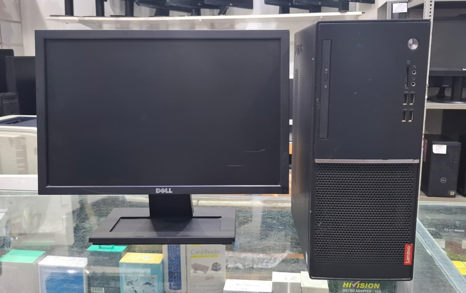 Muharraq, Computers, BHD 78,  LENOVO Core I5 7th Generation Computer Set With Monitor 8GB DDR4 RAM 256GB SSD Win 10 Pro