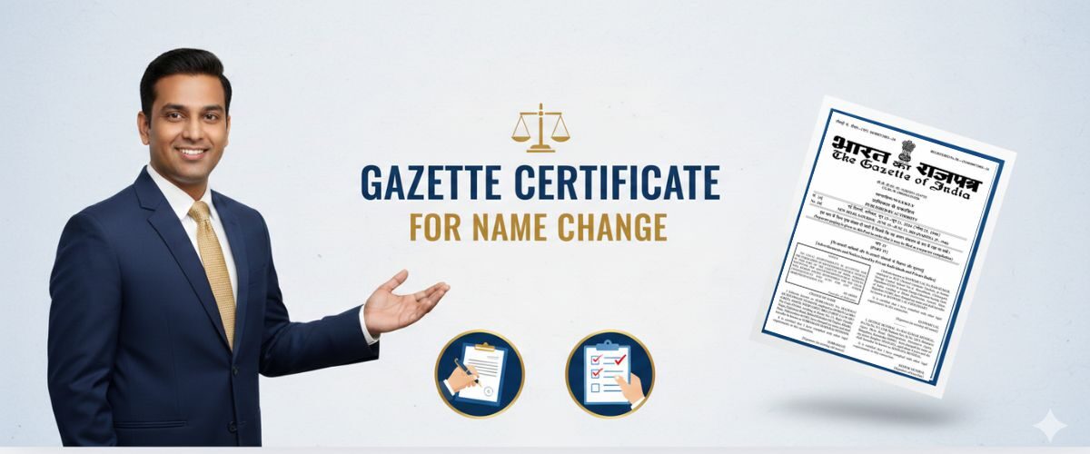 New Delhi, Legal, Reliable Name Change Gazette Service | Vakil India