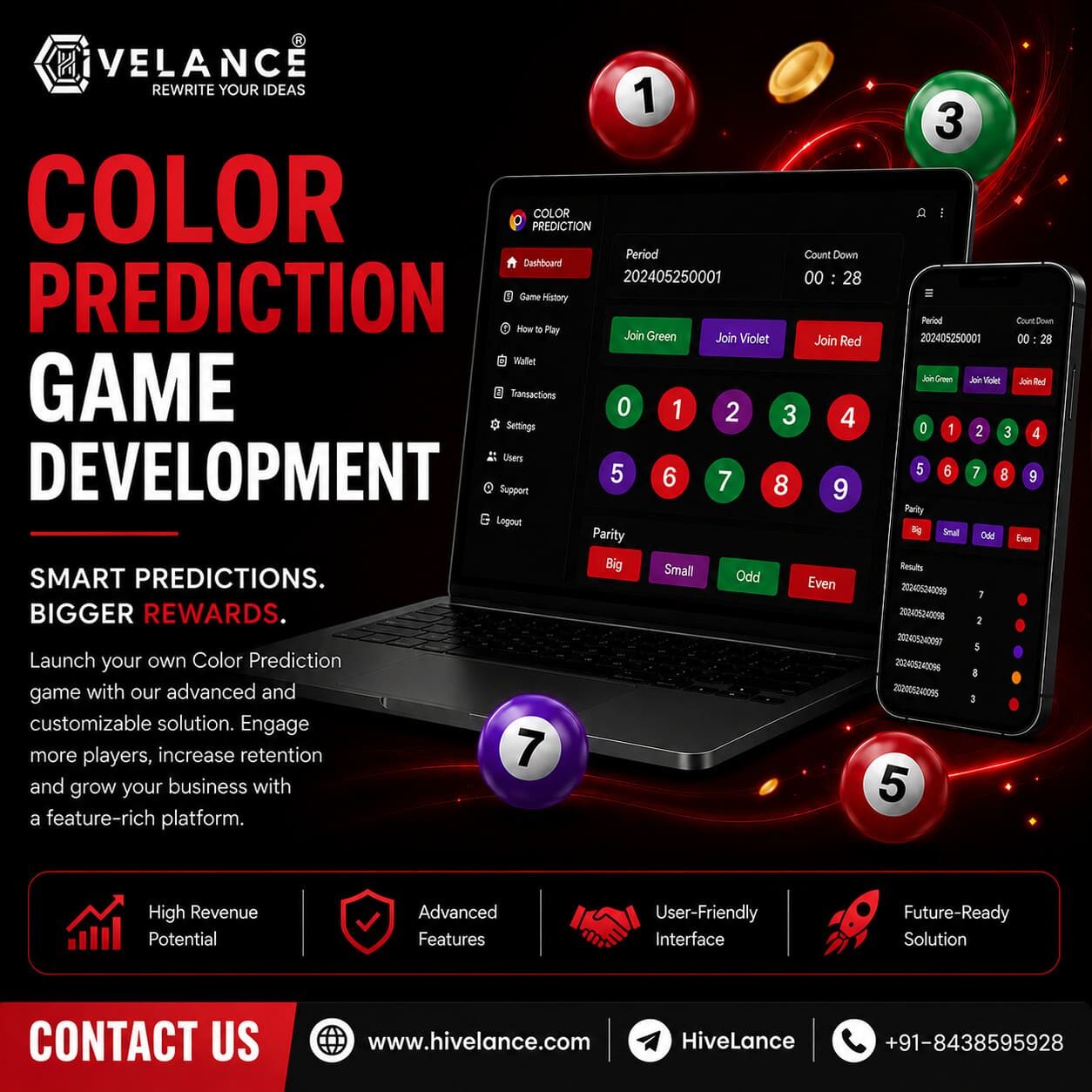 Sao Paulo, Software Development, Buy Color Prediction Game Source Code Online