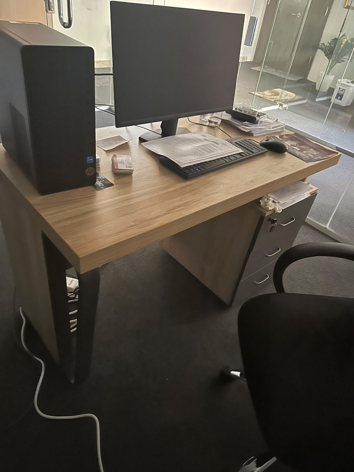 Dammam, Furniture, Office Set-up Or Computers With Tables, Bookshelf And Chairs
