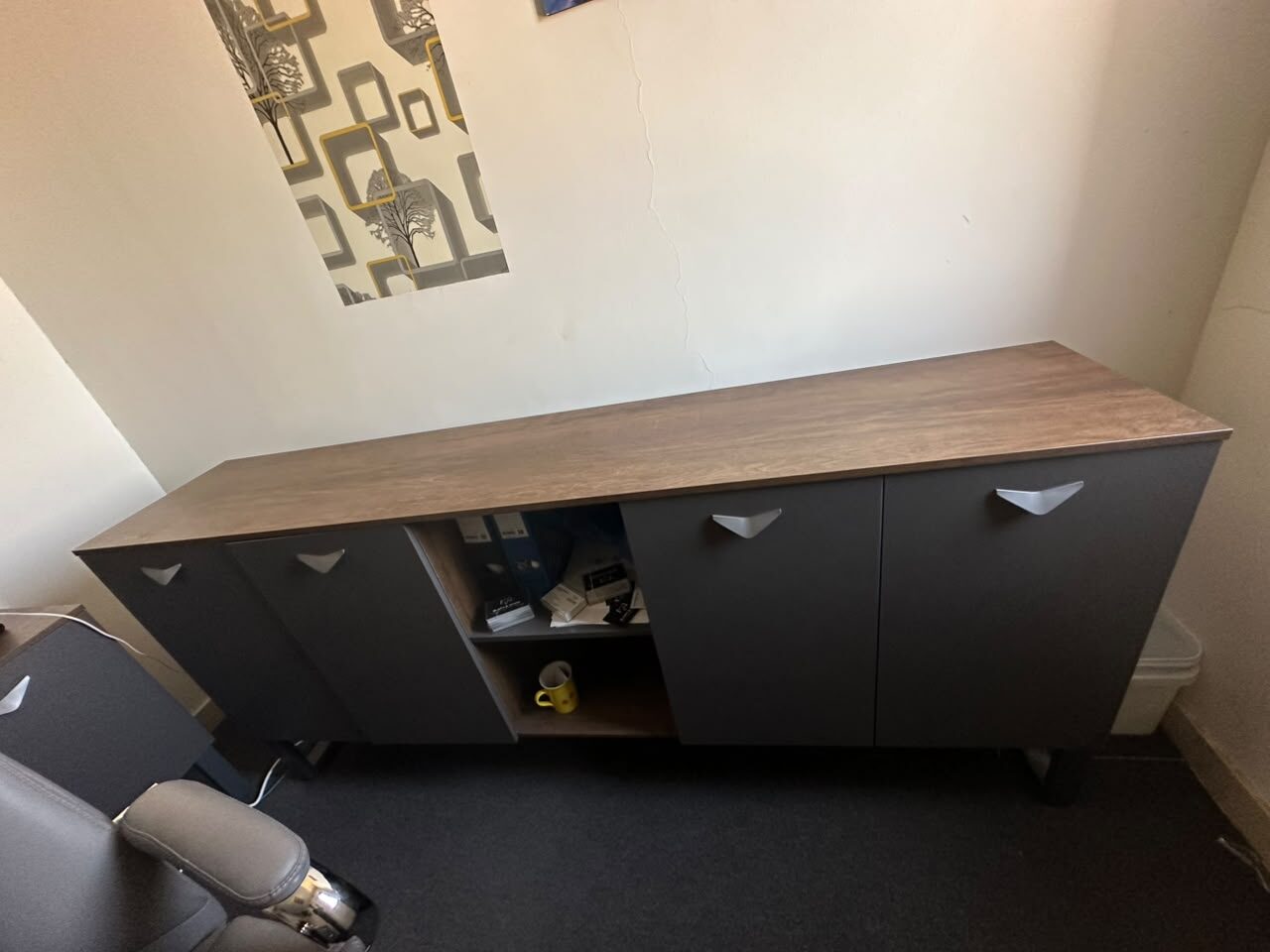 Dammam, Furniture, Office Set-up Or Computers With Tables, Bookshelf And Chairs