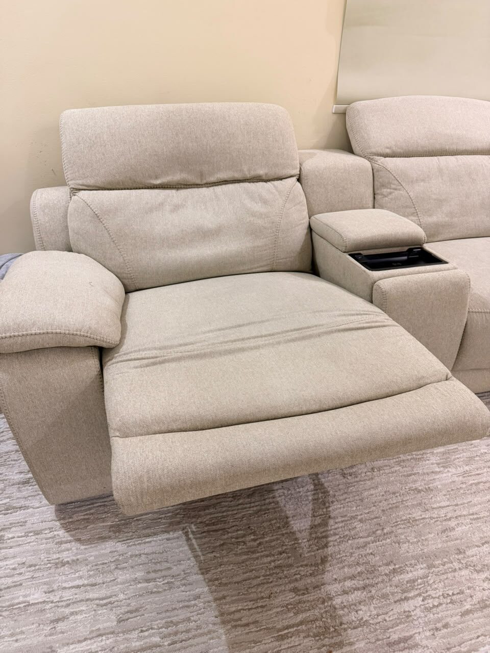 Riyadh, Furniture, SAR 3800,  Home Centre 5-Seater L-Shaped Recliner Sofa
