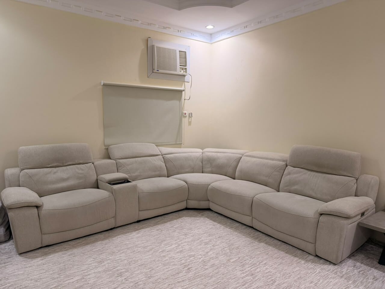 Riyadh, Furniture, SAR 3800,  Home Centre 5-Seater L-Shaped Recliner Sofa