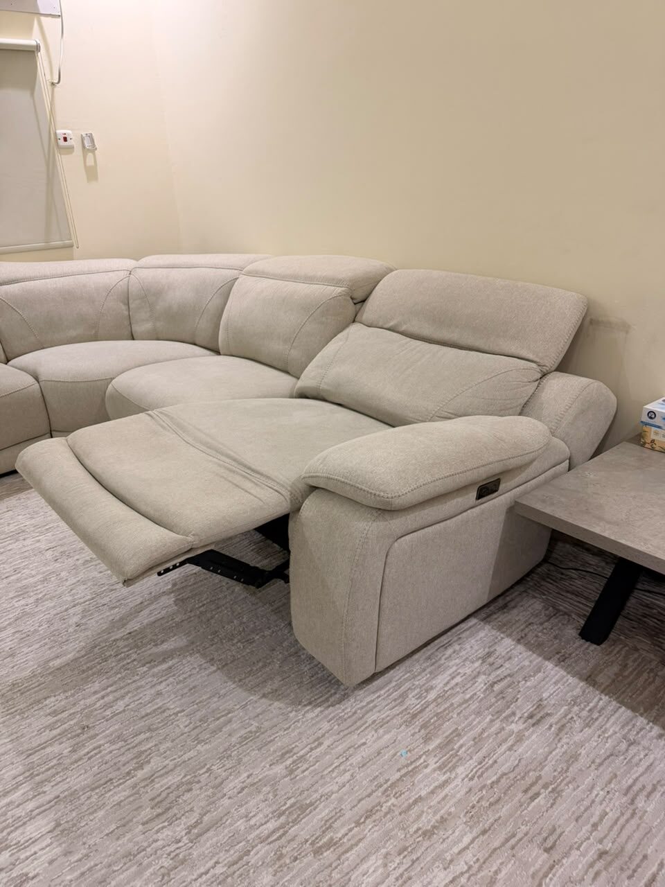 Riyadh, Furniture, SAR 3800,  Home Centre 5-Seater L-Shaped Recliner Sofa
