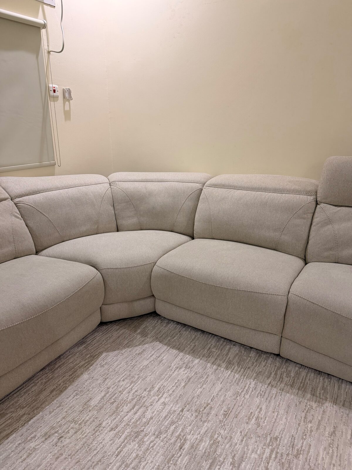 Riyadh, Furniture, SAR 3800,  Home Centre 5-Seater L-Shaped Recliner Sofa