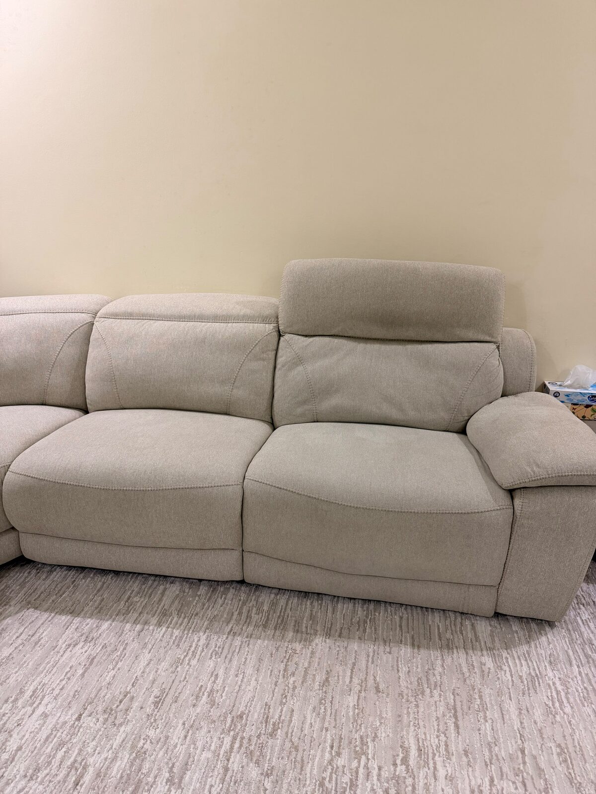 Riyadh, Furniture, SAR 3800,  Home Centre 5-Seater L-Shaped Recliner Sofa