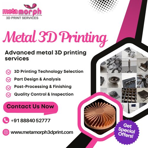 Chennai, Printing, Metal 3D Printing In Chennai For Custom Parts | Metamorph