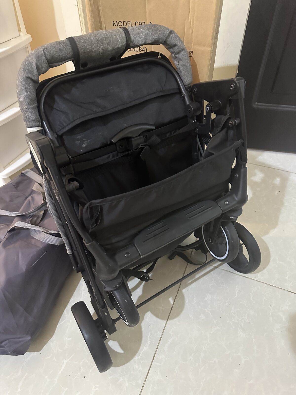 Al Naeem, Baby & Kid Stuff, SAR 200,  For Sale: Baby Cot & Stroller | Excellent Condition | Al Nuzha, Jeddah
