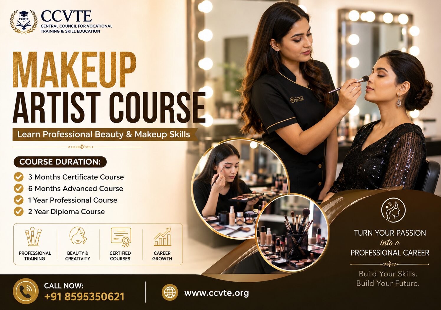 New Delhi, Education, Start Your Beauty Career With A Certified Makeup Artist Course