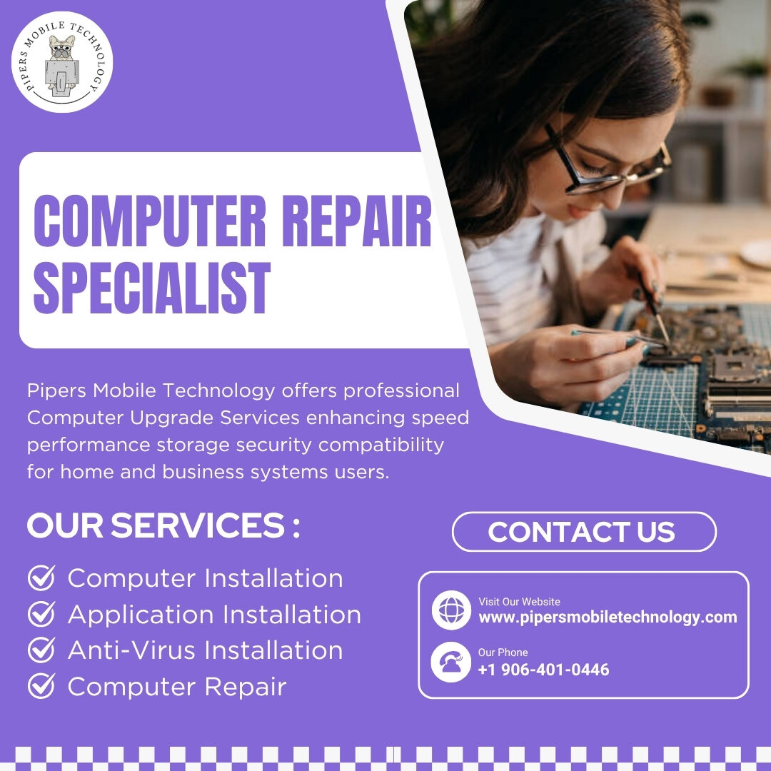 New York, Computer, Computer Repair Specialist Near St Ignace