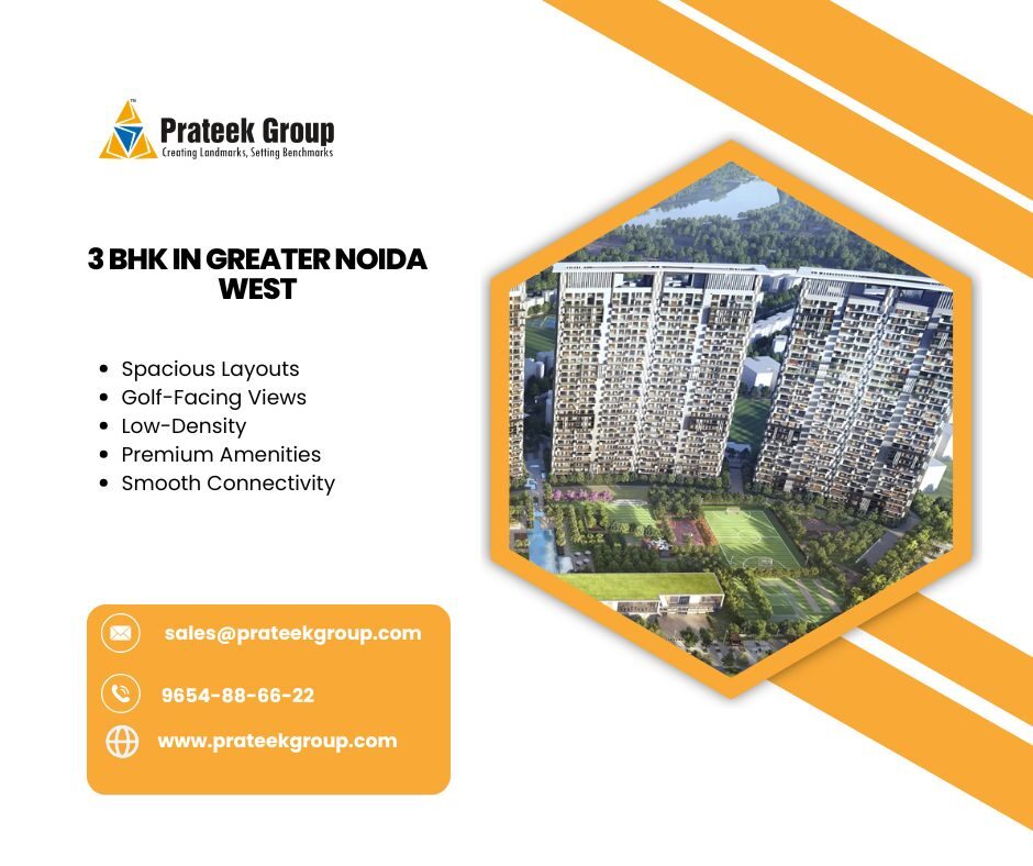 Greater Noida, Real Estate, 3 BHK In Greater Noida West