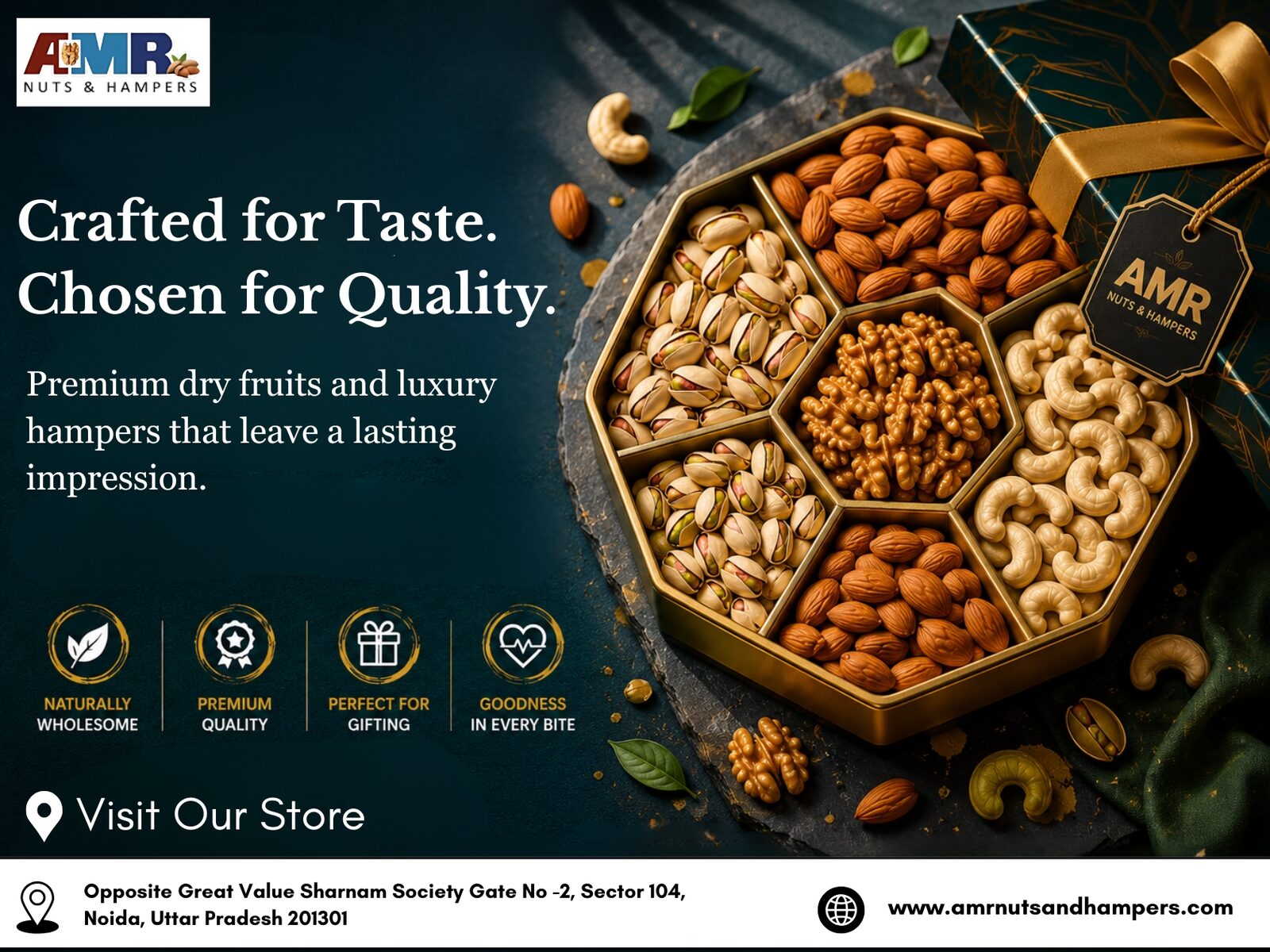 Noida, Food, Best Dry Fruits Shop In Noida | Premium Gift Hampers & Healthy Dry Fruits