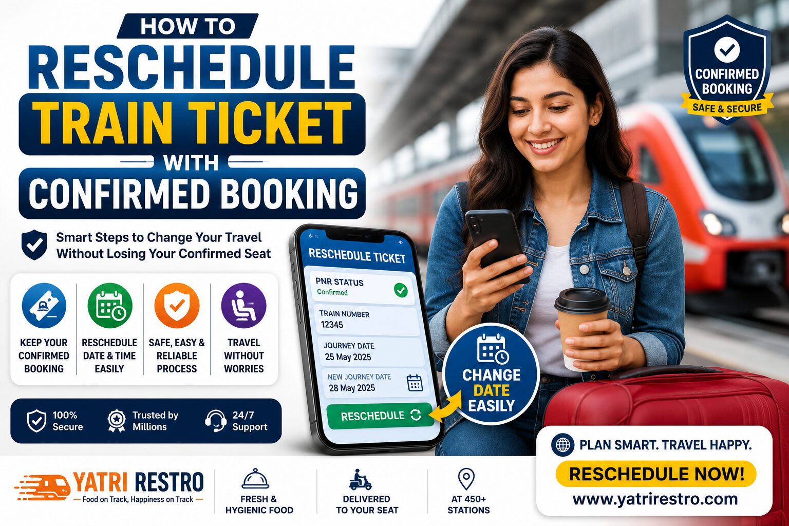 Mumbai, Food Delivery, How To Reschedule Train Ticket With Confirmed Booking