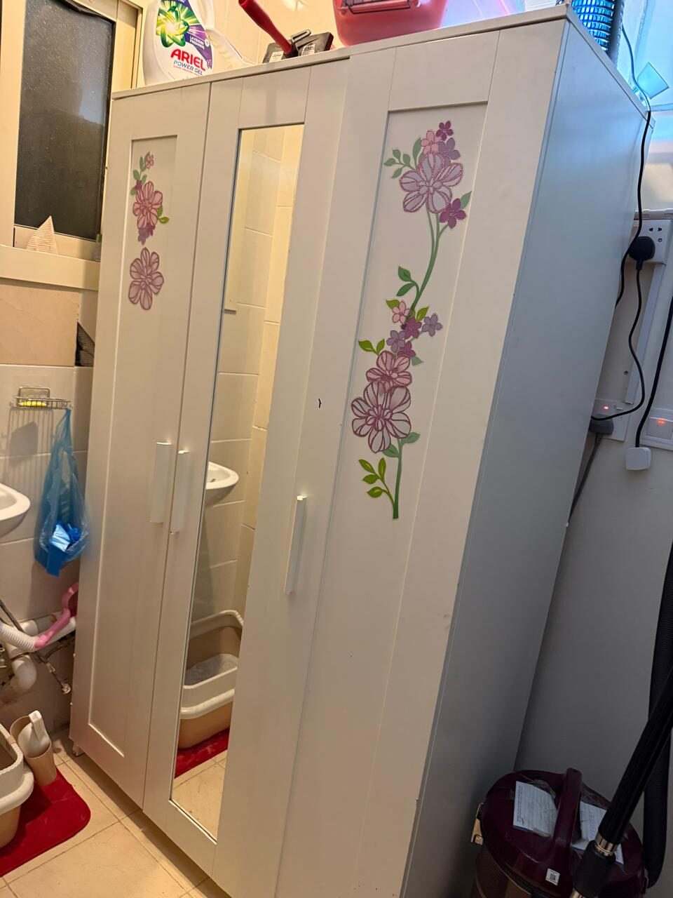 Jeddah, Furniture, SAR 650,  Bed With Mattress & Cupboard