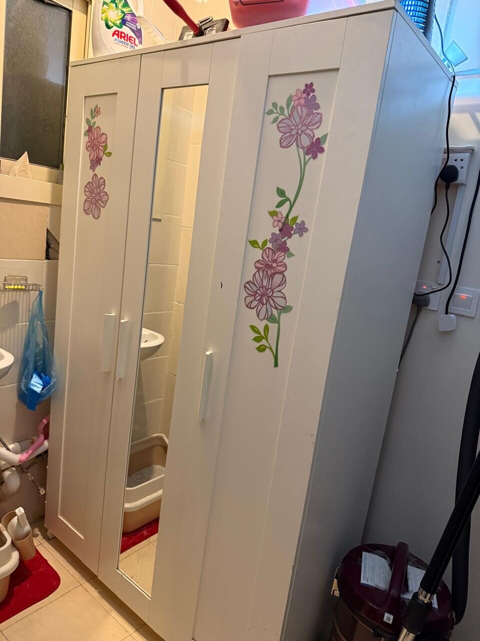 Jeddah, Furniture, SAR 650,  Bed With Mattress & Cupboard