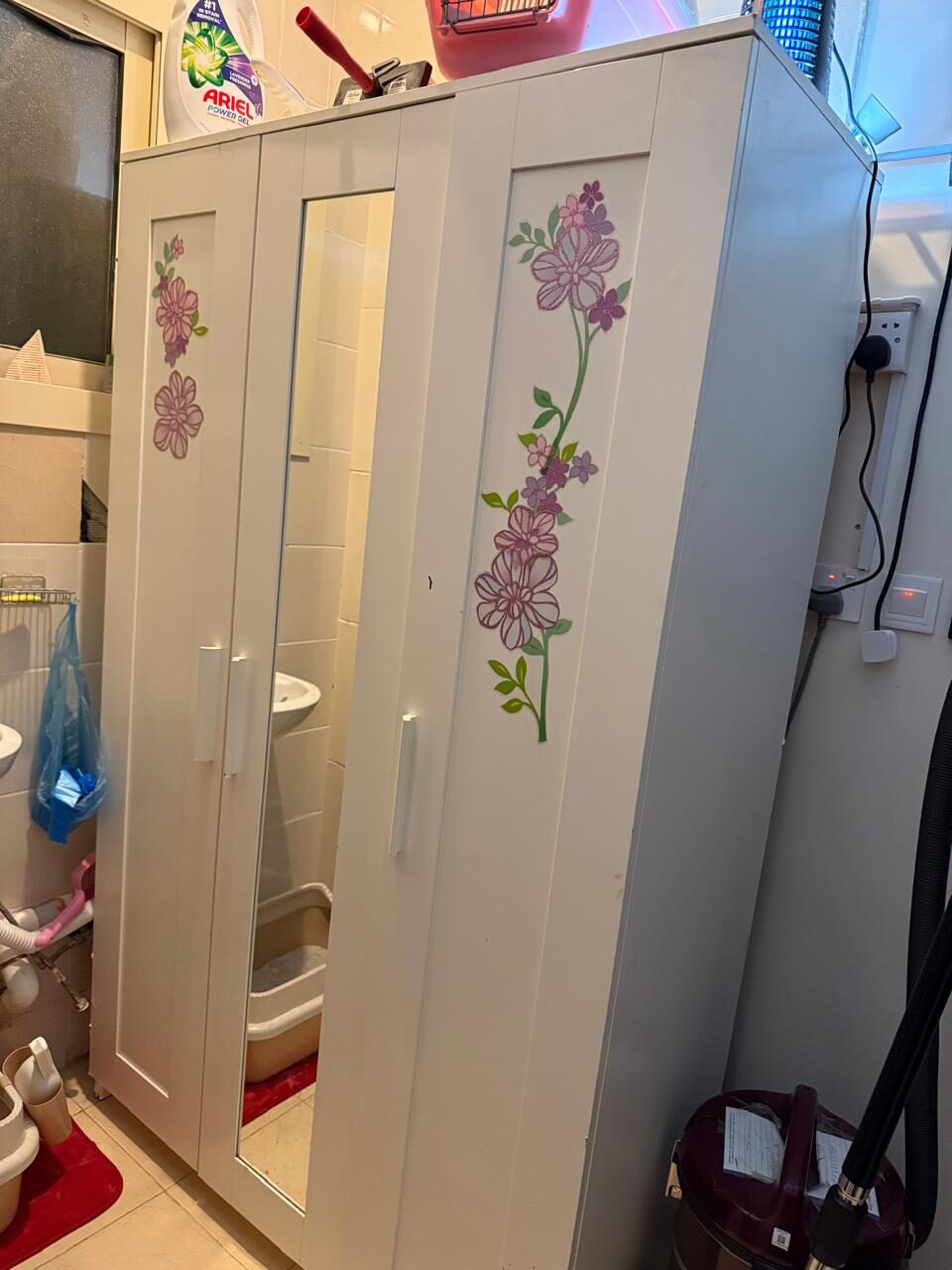 Jeddah, Furniture, SAR 650,  Bed With Mattress & Cupboard