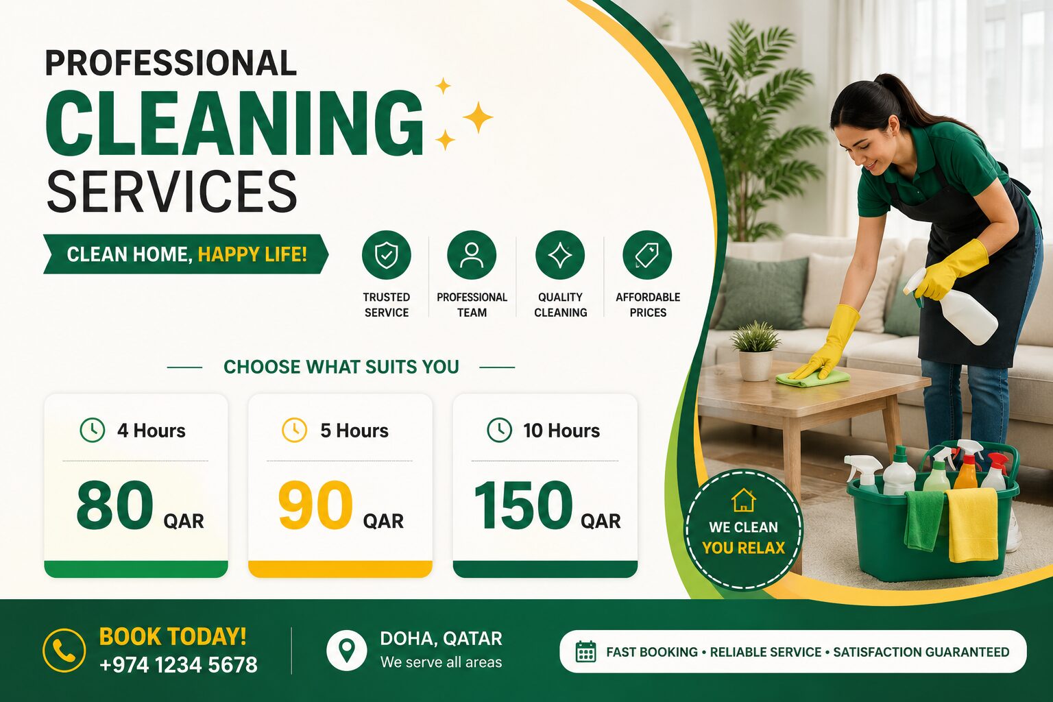 Doha, Cleaning, ✨ خدمات تنظيف احترافية في قطر